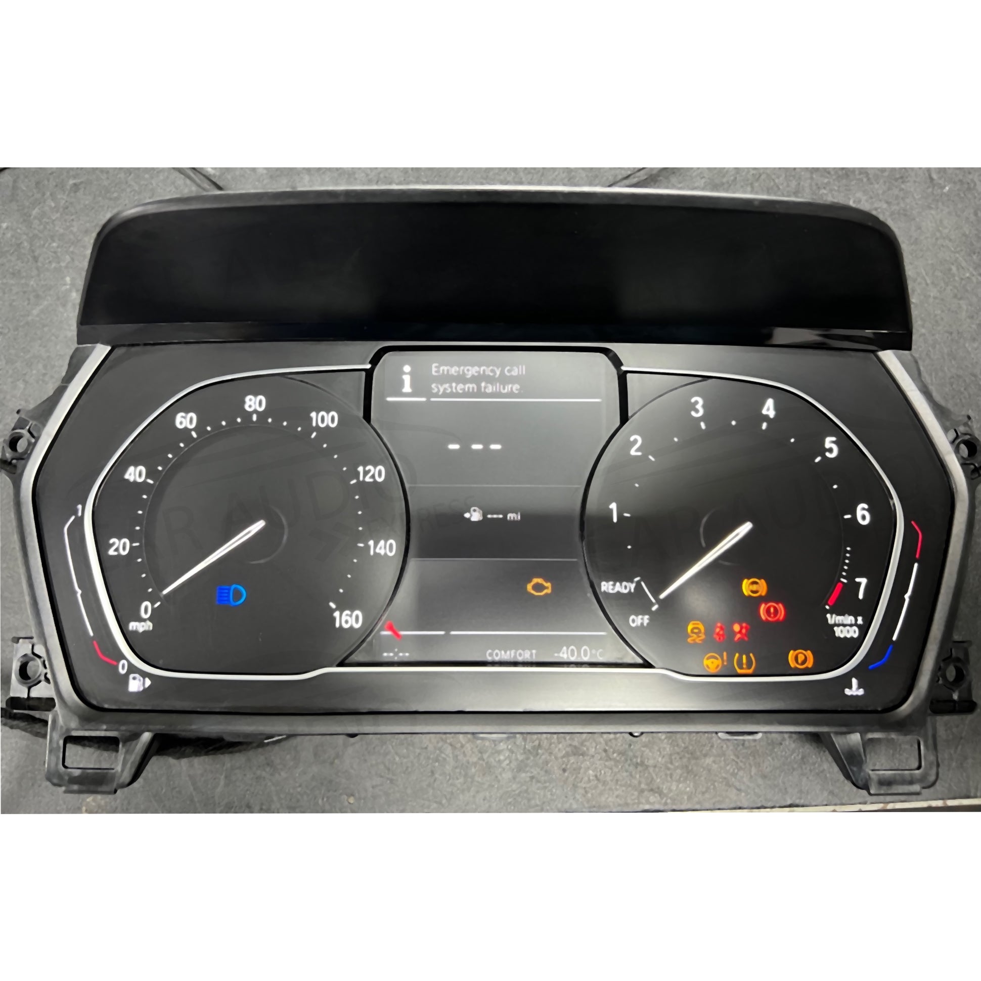 BMW cluster repaired now showing white needles.