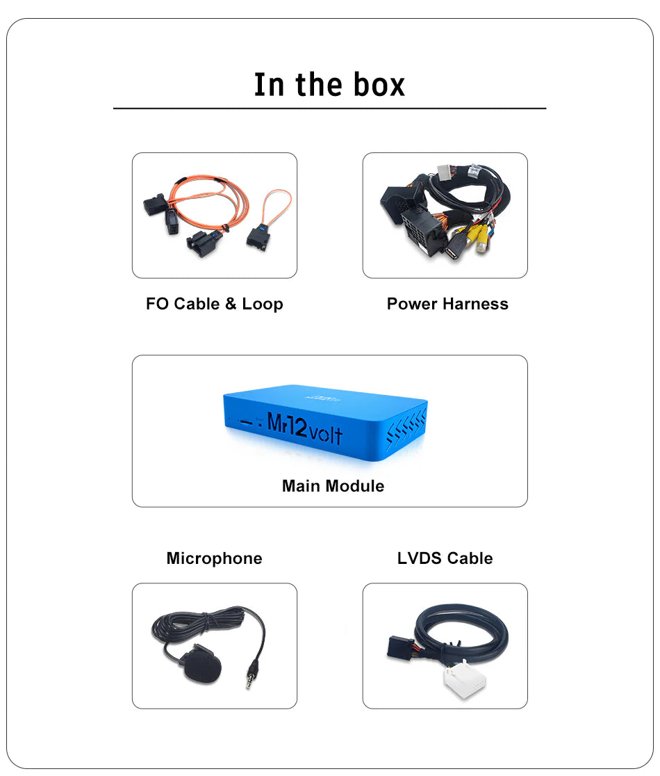 Mr12volts MOST Apple CarPlay & Android Auto Interface For BMW CCC