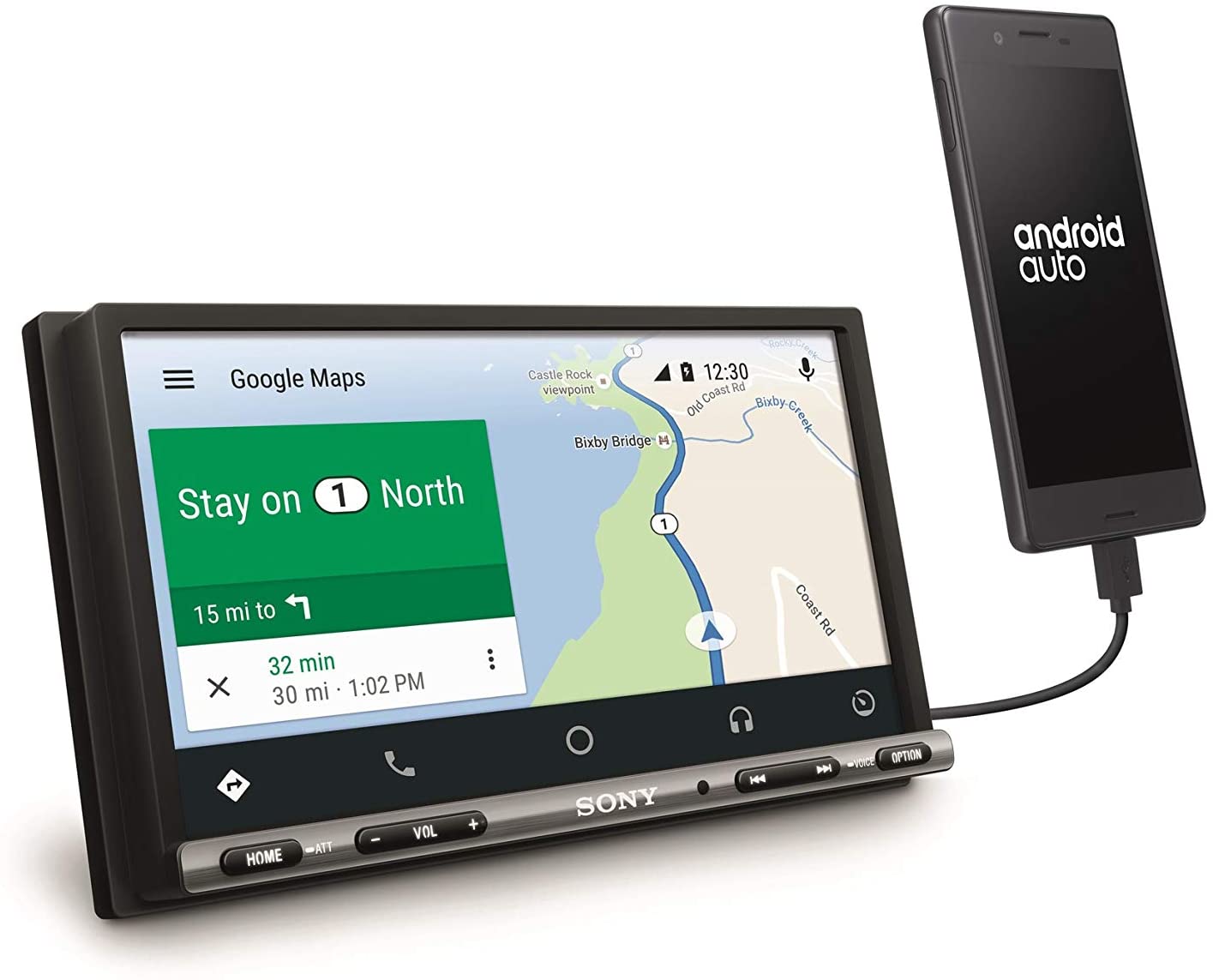 Sony XAV-AX3005ANT with Auto Android & Apple CarPlay + FREE DAB Aerial