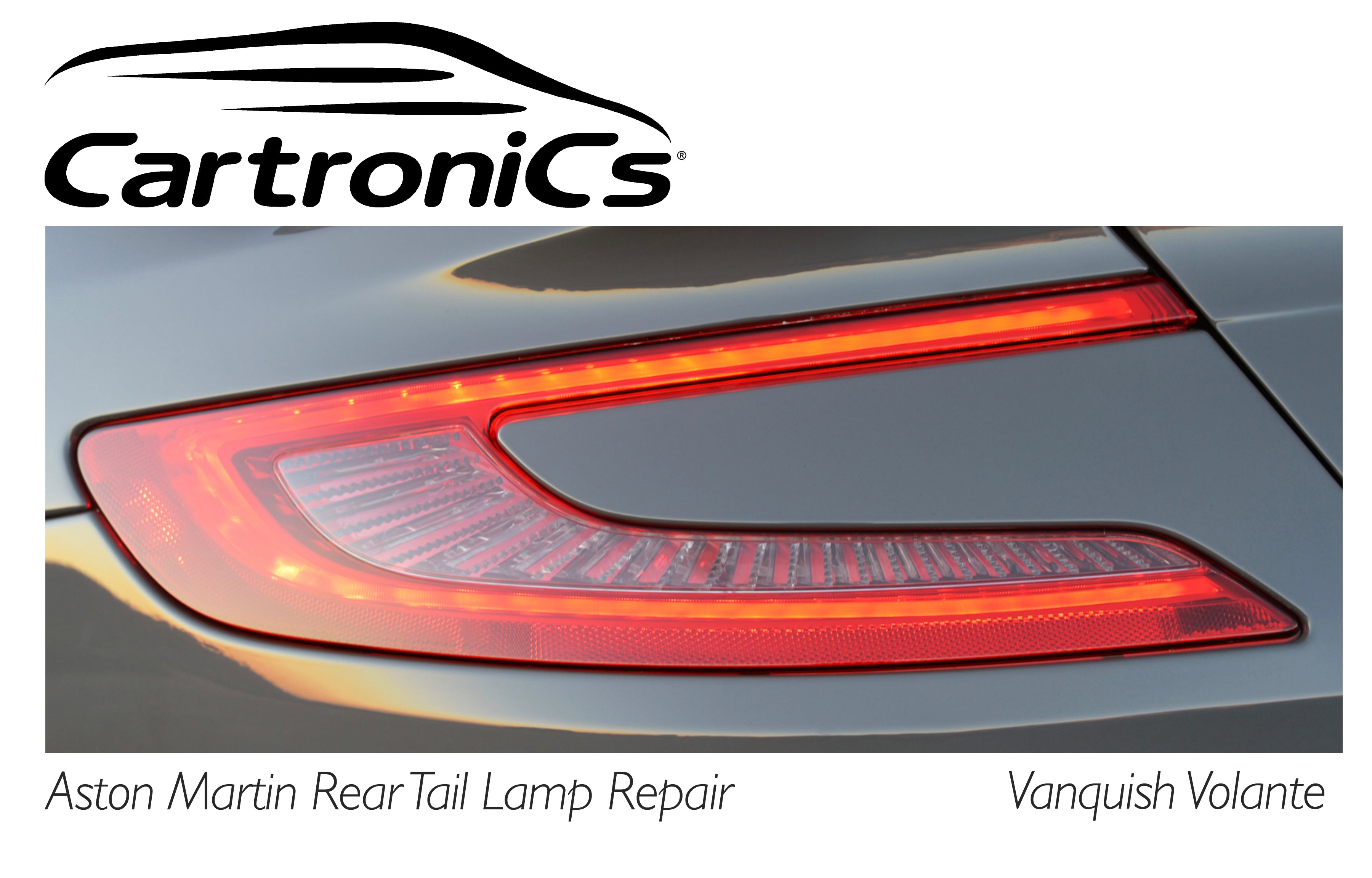 Aston Martin Rear Tail Lamp  Repair Service