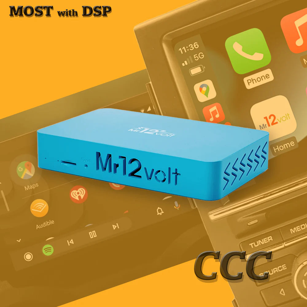 Mr12volts MOST Apple CarPlay & Android Auto Interface For BMW CCC