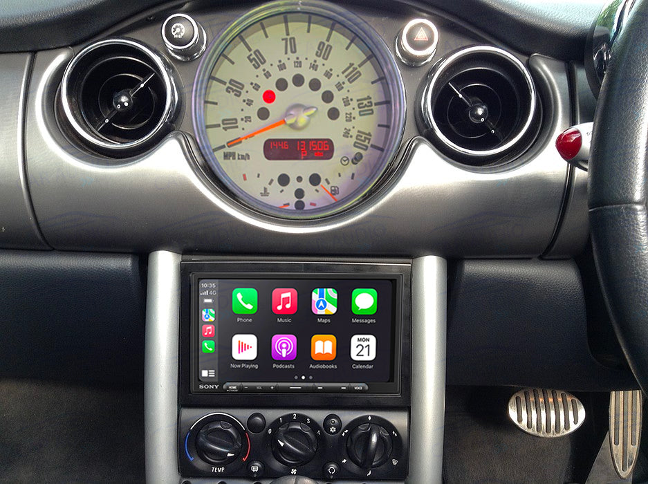 MINI 2DIN Radio Upgrade Kit - Apple CarPlay and Android Auto