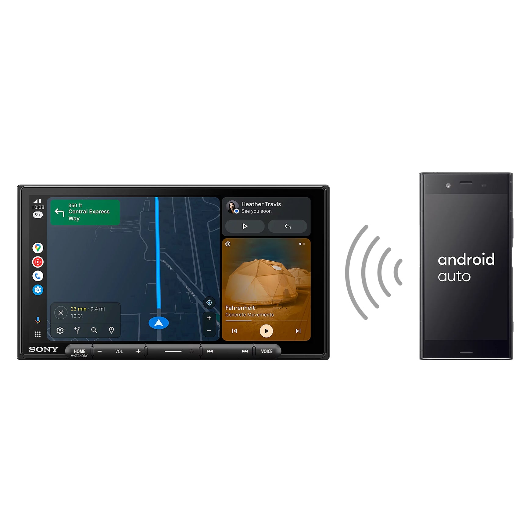 Sony XAV-AX6050 6.95‘’ Wireless DAB Digital Multimedia Receiver