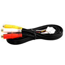 Beat-Sonic AVC14 Video RCA Input Cable Harness to add aan Audio Video RCA input to your factory screen.