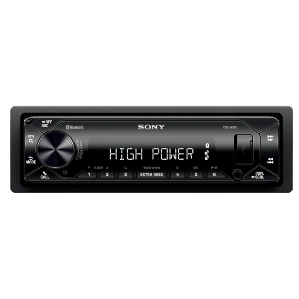 Sony DSX-GS80 High-Power Dual Bluetooth® Media Receiver Radio