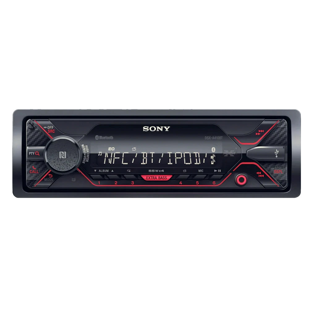 Sony DSX-A410BT Radio Media Receiver with Dual Bluetooth Technology