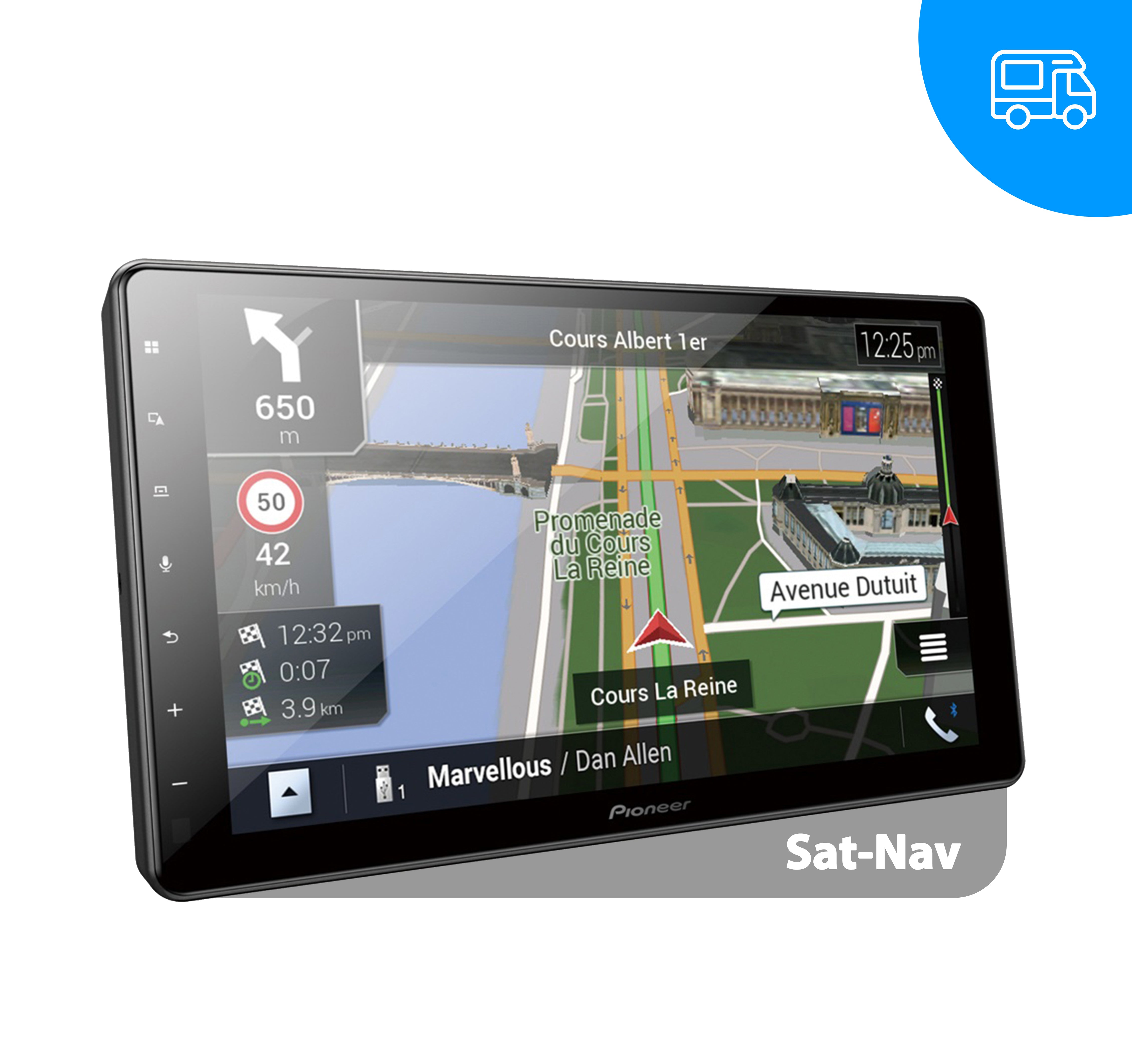 Pioneer AVIC-Z1000DAB-C Fiat Duacto Navigation Unit Motorhomes Campervans (Style 1)