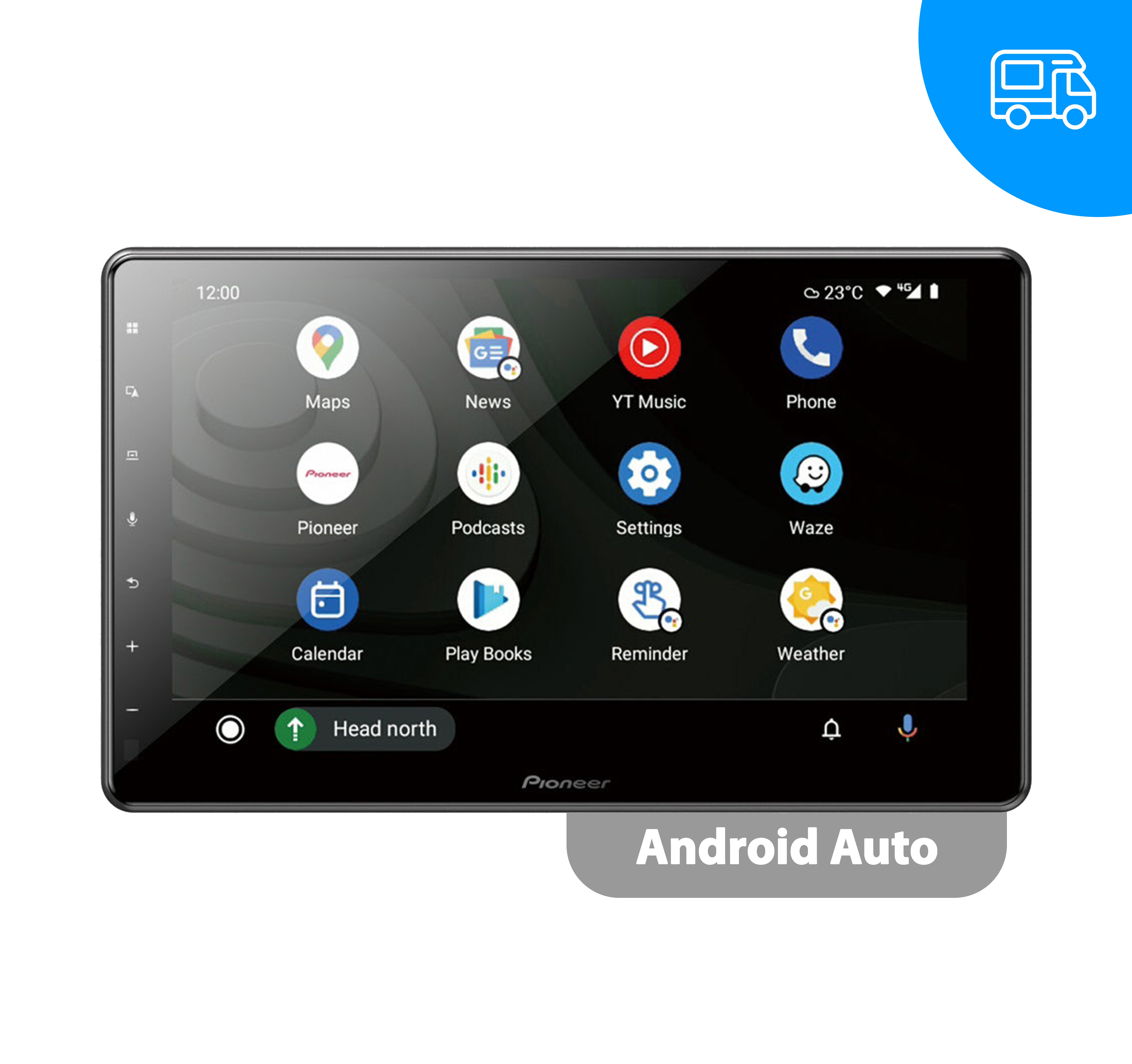 Pioneer AVIC-Z1000DAB-C Fiat Duacto Navigation Unit Motorhomes Campervans (Style 1)