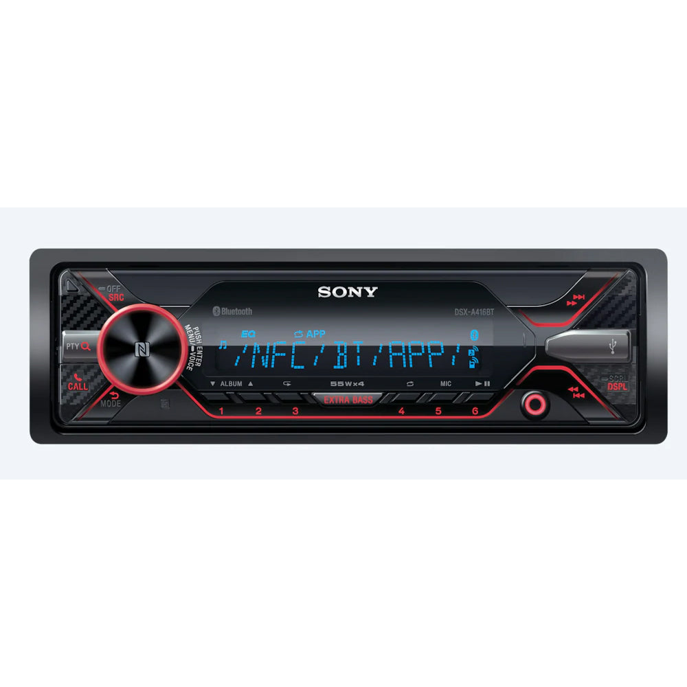 Sony DSX-A416BT Media Receiver with Dual BLUETOOTH®