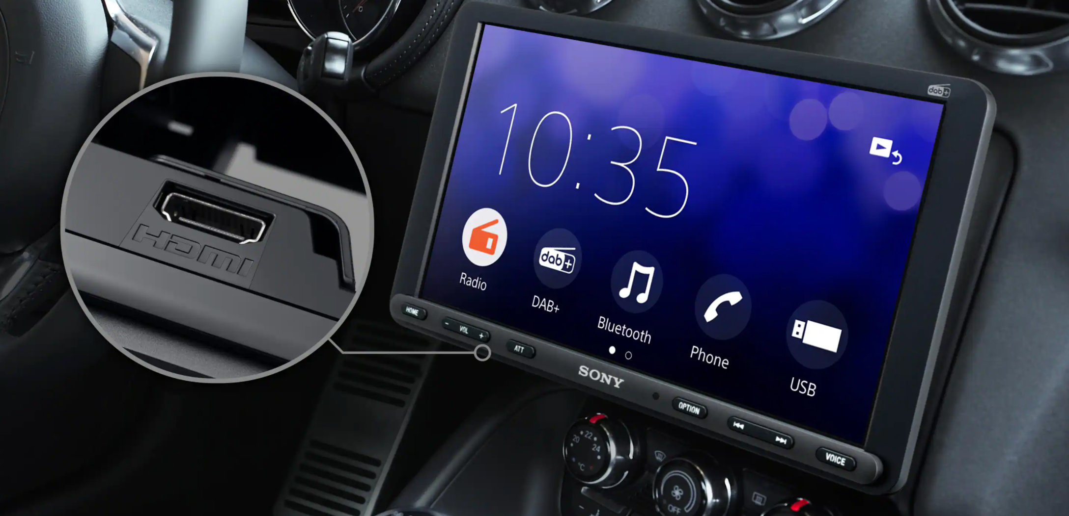 Sony XAV-AX8150ANT (8.95'') DAB Radio with Apple CarPlay & Android Auto