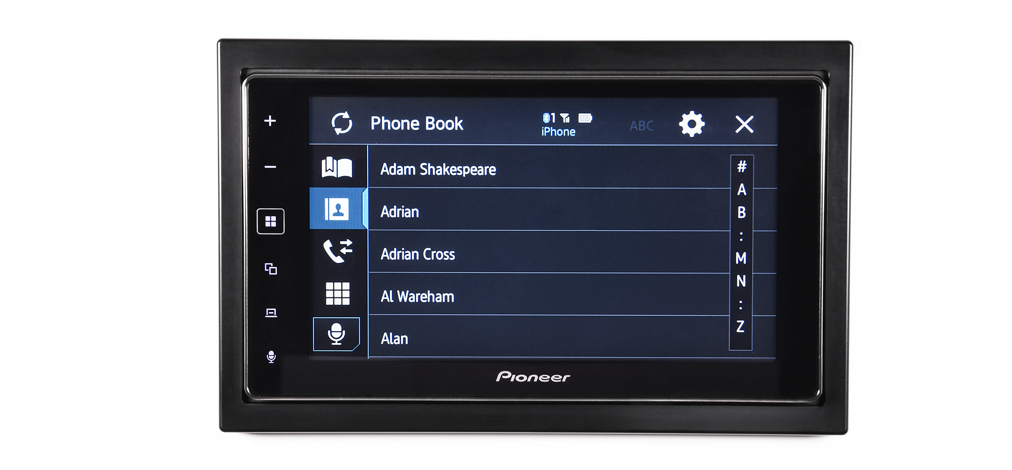 Pioneer SPH-DA130DAB 2-Din 6.2" Capacitive touchscreen with Apple CarPlay