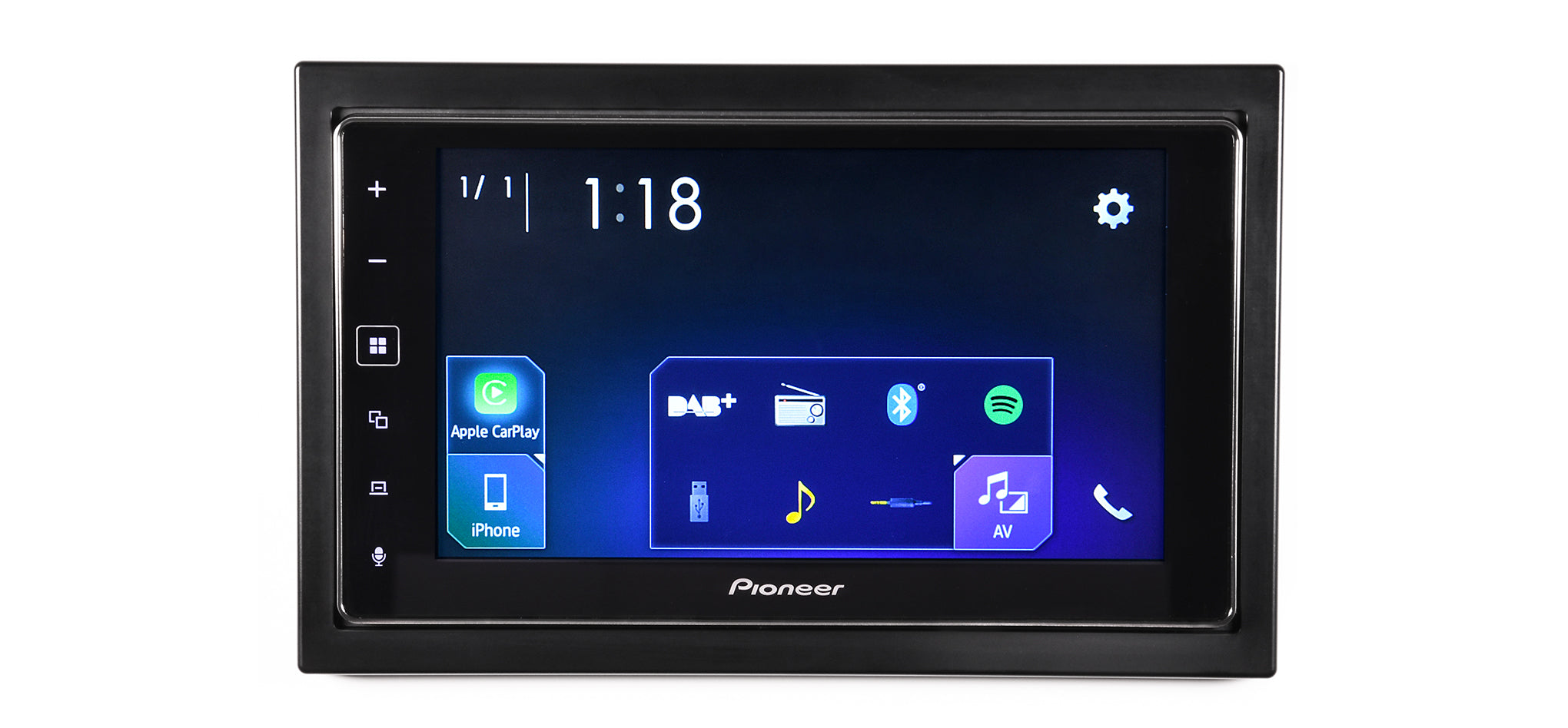 Pioneer SPH-DA130DAB 2-Din 6.2" Capacitive touchscreen with Apple CarPlay