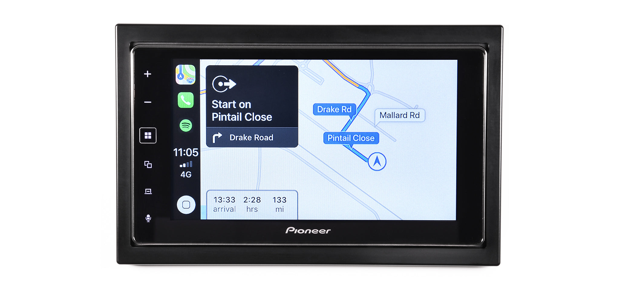 Pioneer SPH-DA130DAB 2-Din 6.2" Capacitive touchscreen with Apple CarPlay